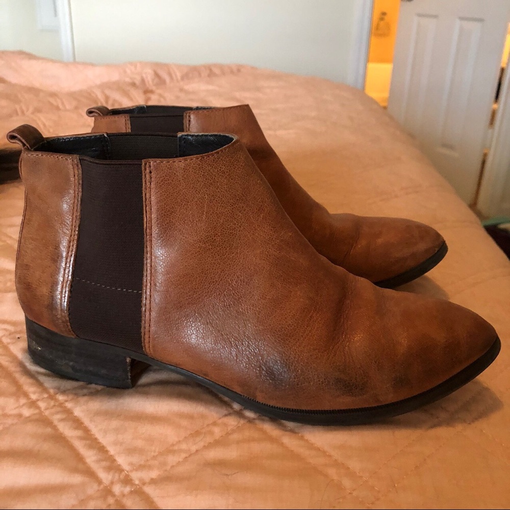 Nine West Leather Ankle Boots